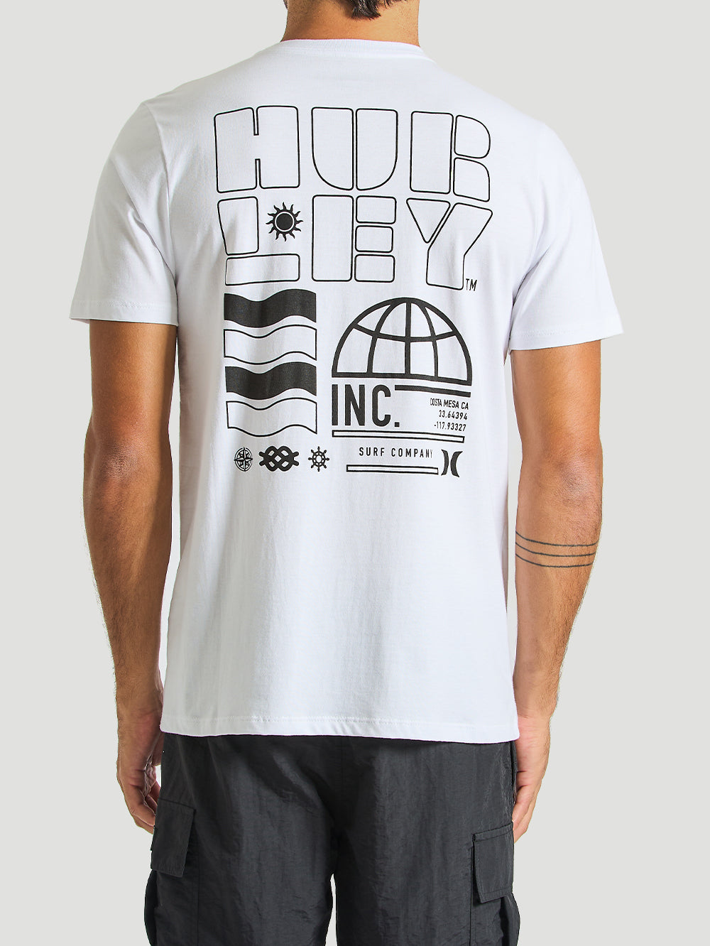 Camiseta Hurley Silk Stamp Branco