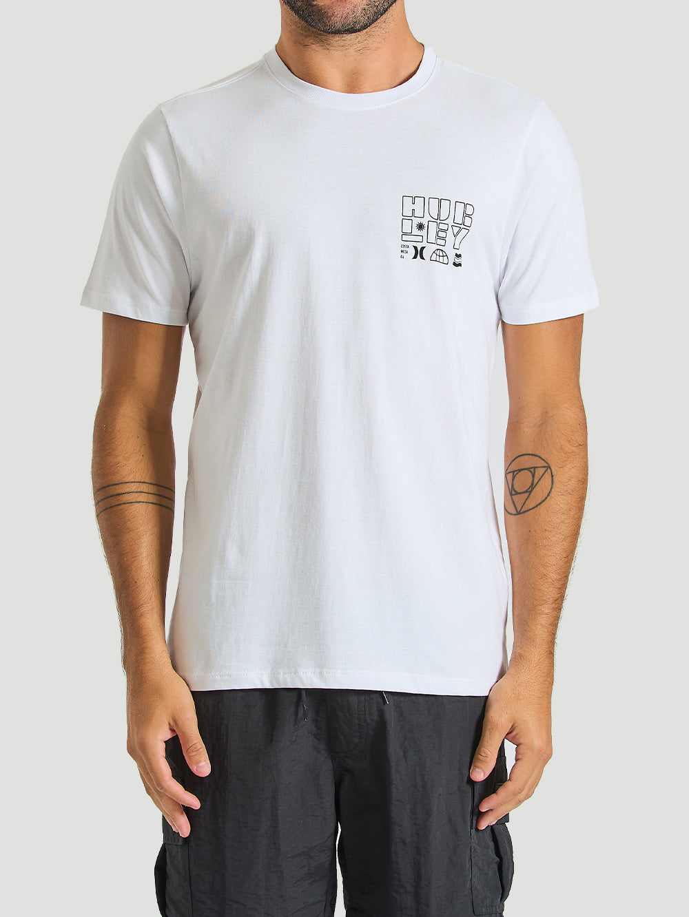 Camiseta Hurley Silk Stamp Branco