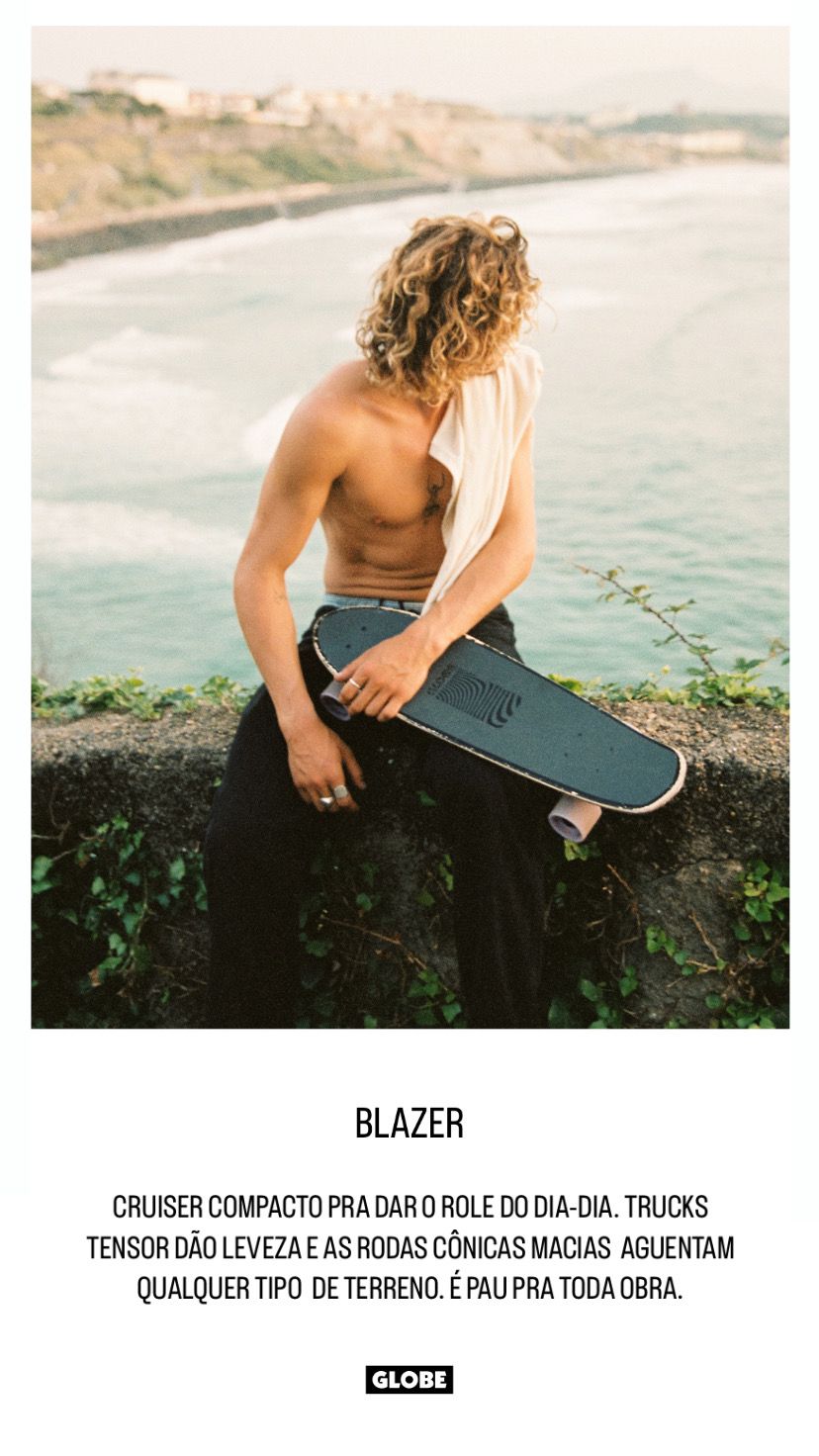Skate Cruiser Globe Blazer 26 - Black/Purple