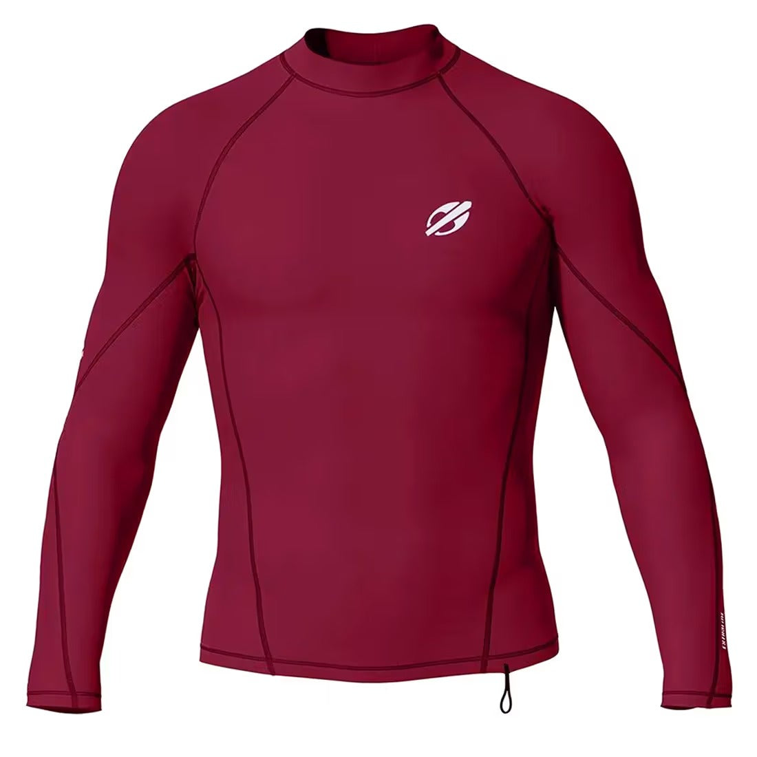 Camiseta Mormaii Manga longa Masculino Extraline Surf 2025 Bordô