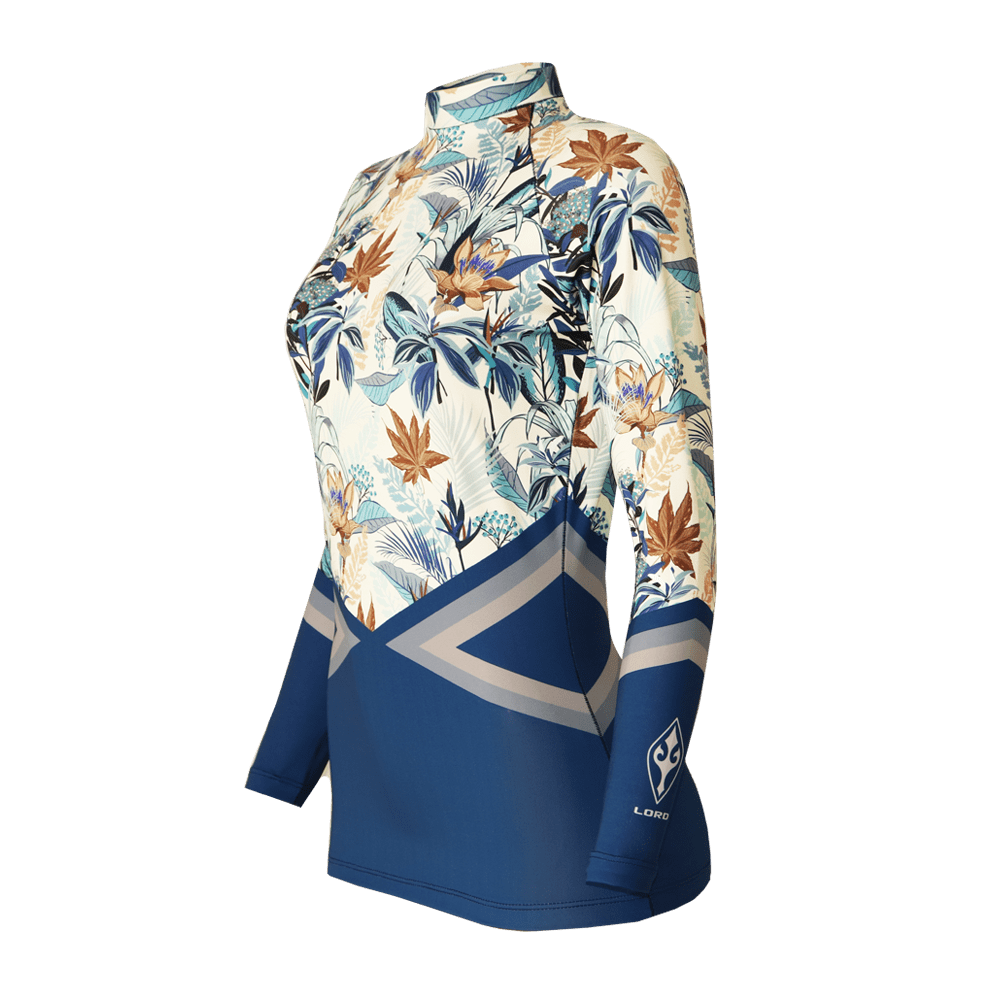 Lycra "Sea Flowers" UPF50+ Surf Praia - Malha Pet