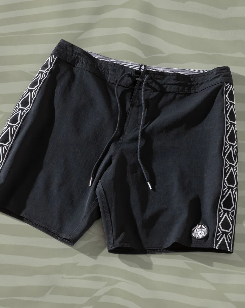 Bermuda Volcom Dos Papas Stoney Black