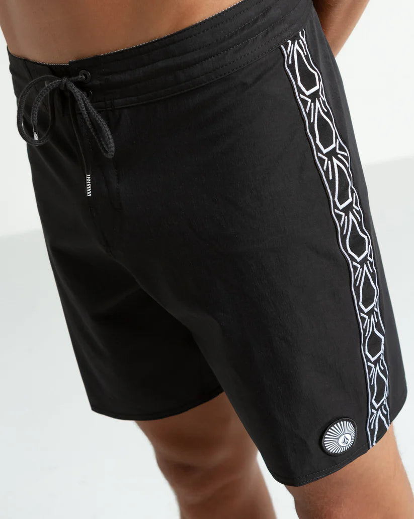 Bermuda Volcom Dos Papas Stoney Black