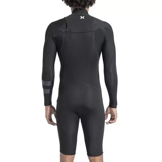 Short John Hurley ML Advantage Plus 2/2mm Springsuit Preto