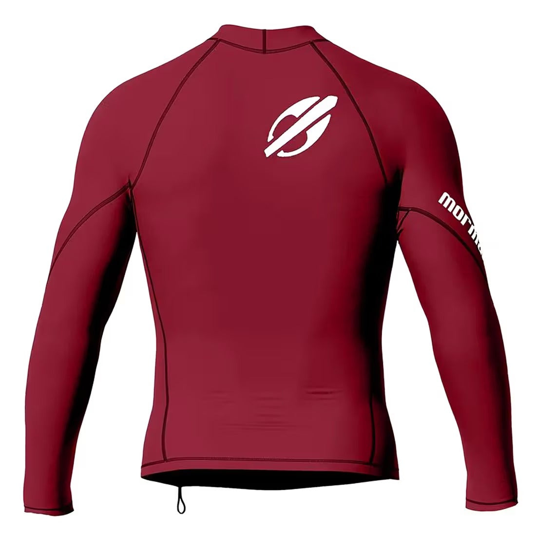 Camiseta Mormaii Manga longa Masculino Extraline Surf 2025 Bordô