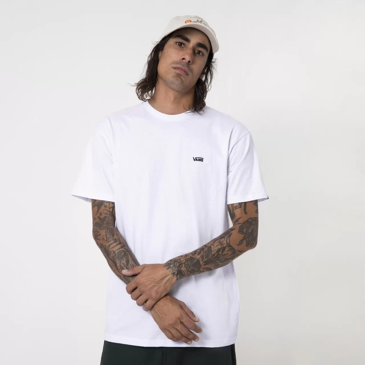 Camiseta Vans Core Basics White Black