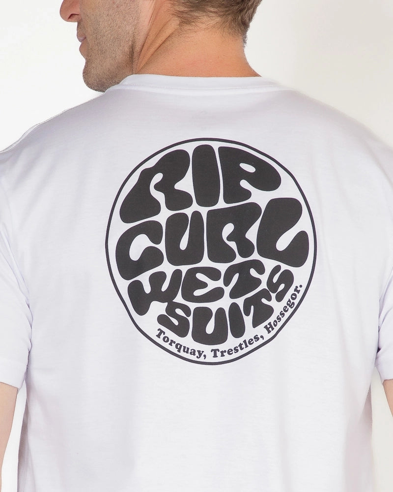Camiseta Rip Curl Wettie Suit Icon White