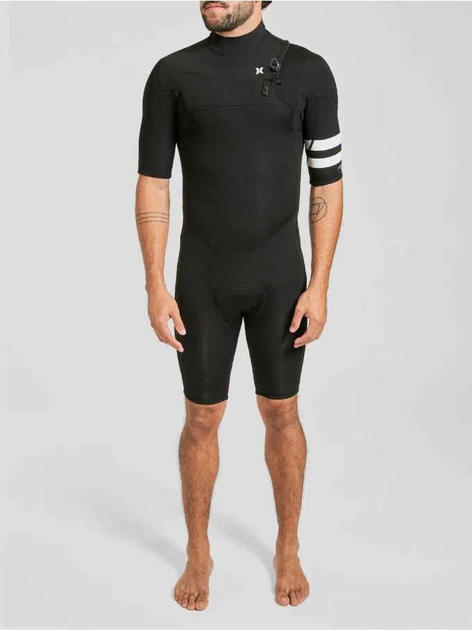 Short John Hurley ML Advantage Plus 2/2mm Springsuit Preto