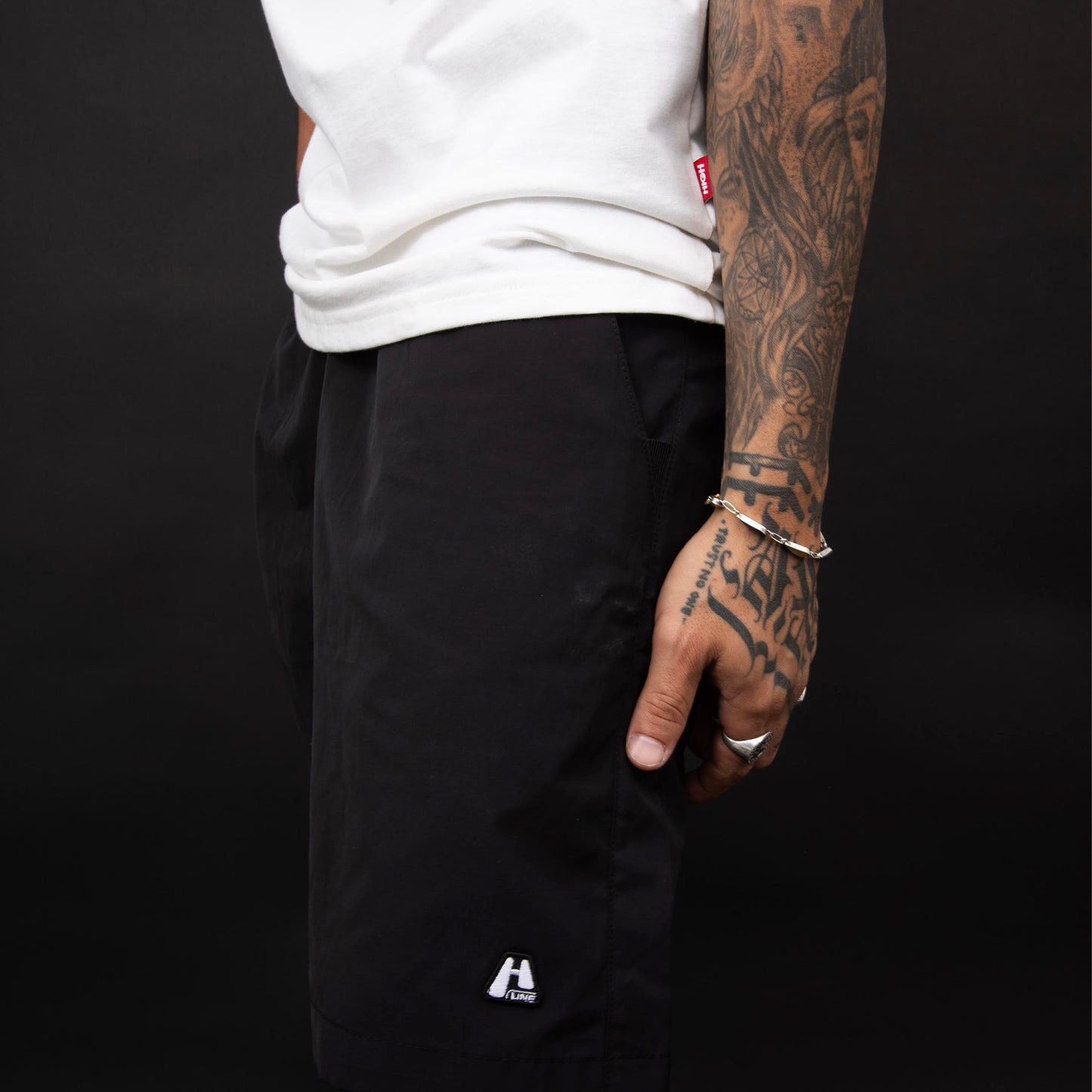 Shorts High Logo Line Black