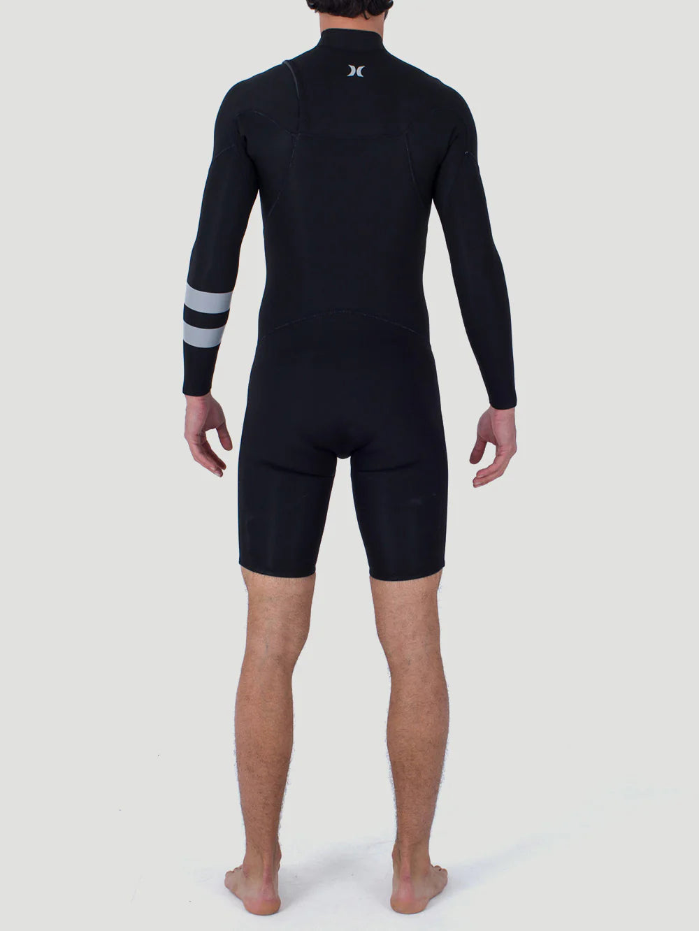 Short John Hurley ML Advantage Plus 2/2mm Springsuit Preto/Cinza