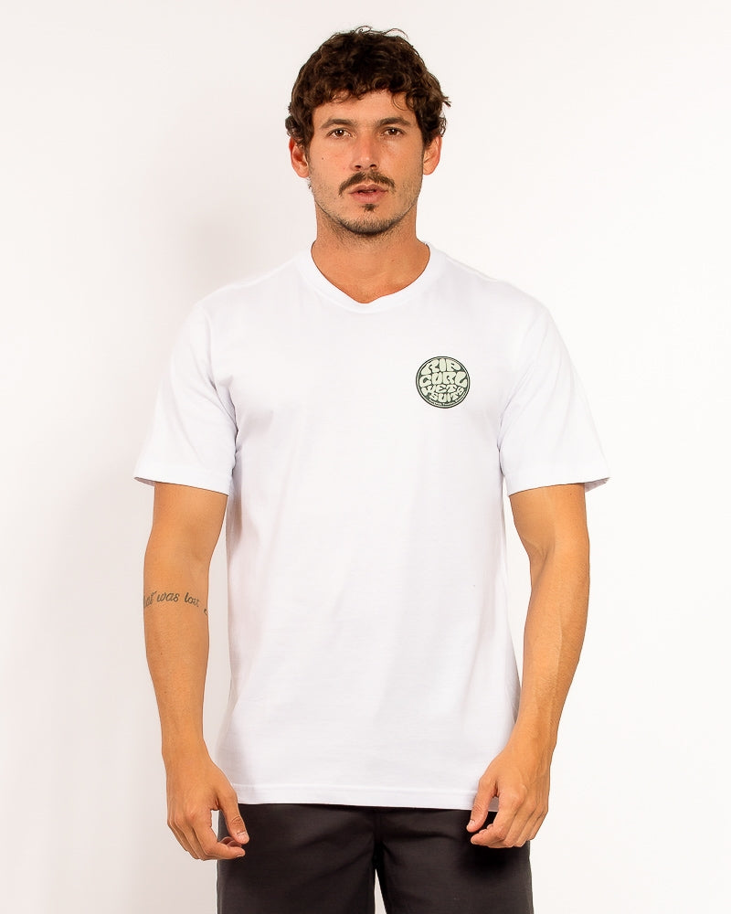 Camiseta Rip Curl Front Wettie Tee White