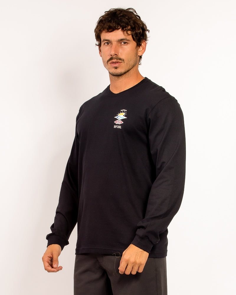 Camiseta Rip Curl The Search Manga Longa