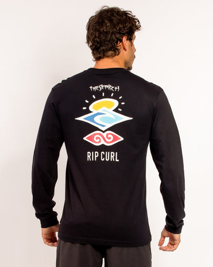 Camiseta Rip Curl The Search Manga Longa