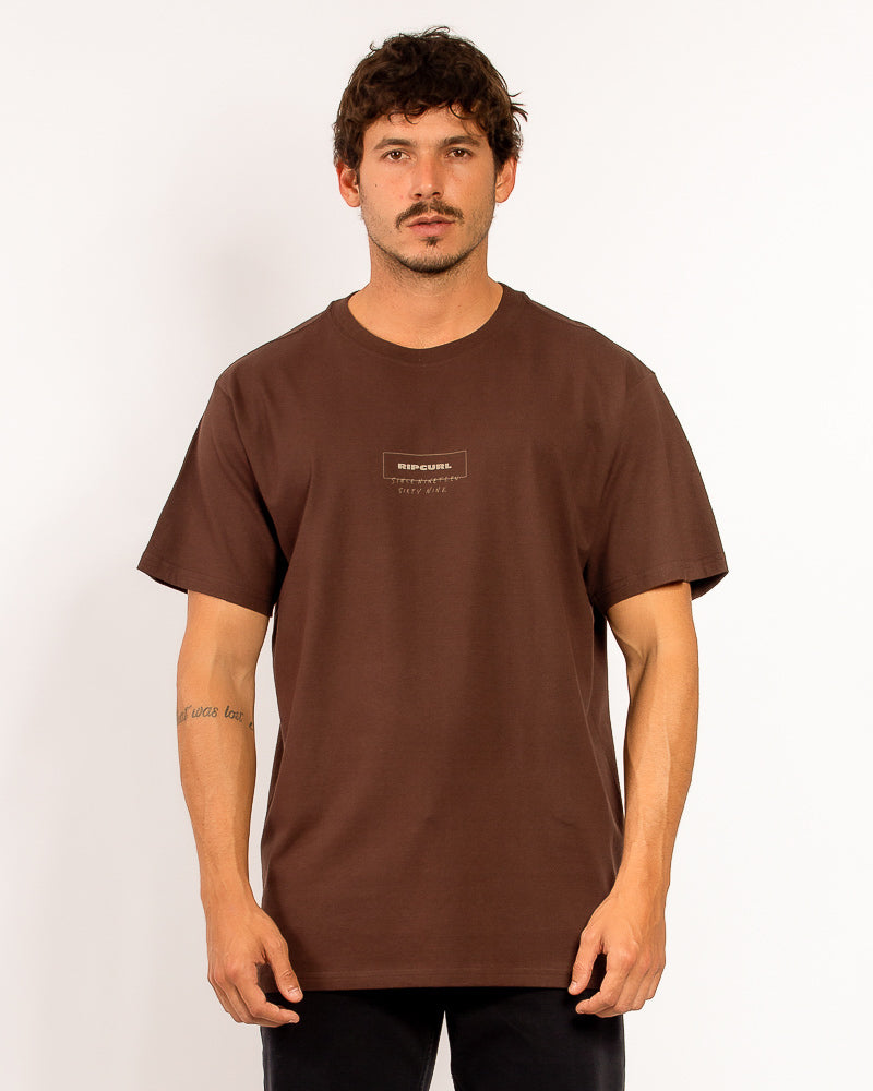 Camiseta Rip Curl Signature Cocoa Brown