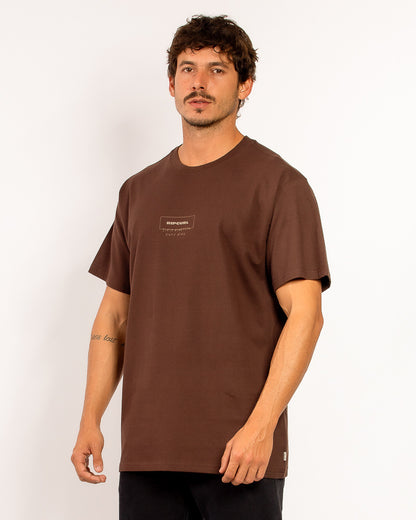 Camiseta Rip Curl Signature Cocoa Brown