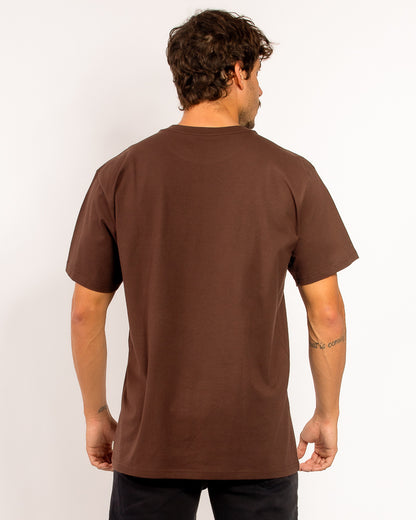 Camiseta Rip Curl Signature Cocoa Brown