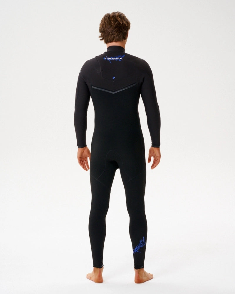 Long John Rip Curl E-Bomb E7 Zip Free Black/Blue 3.2 mm