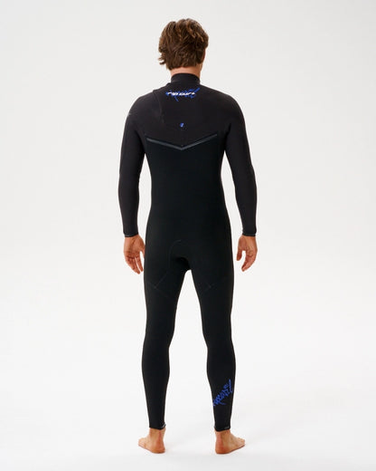 Long John Rip Curl E-Bomb E7 Zip Free Black/Blue 3.2 mm