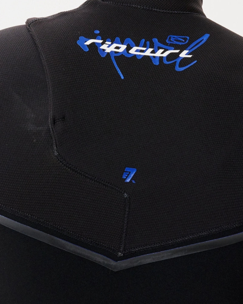 Long John Rip Curl E-Bomb E7 Zip Free Black/Blue 3.2 mm
