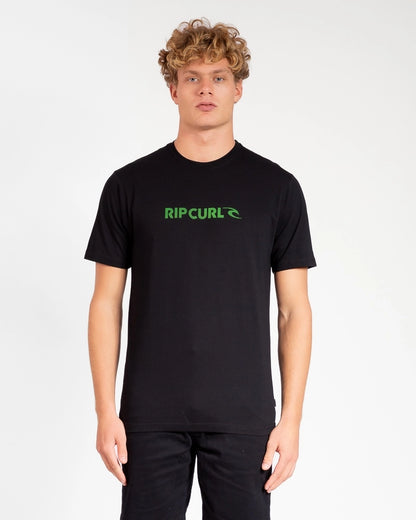 Camiseta Rip Curl New Icon Big Black