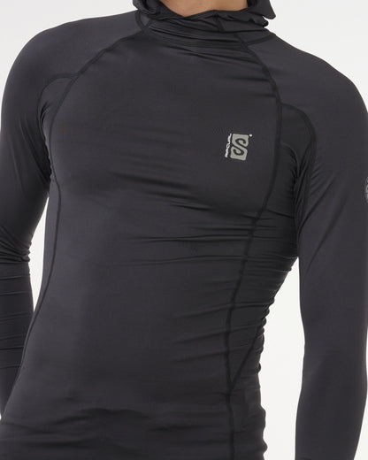 Camiseta De Lycra Rip Curl Search UPF Com Capuz