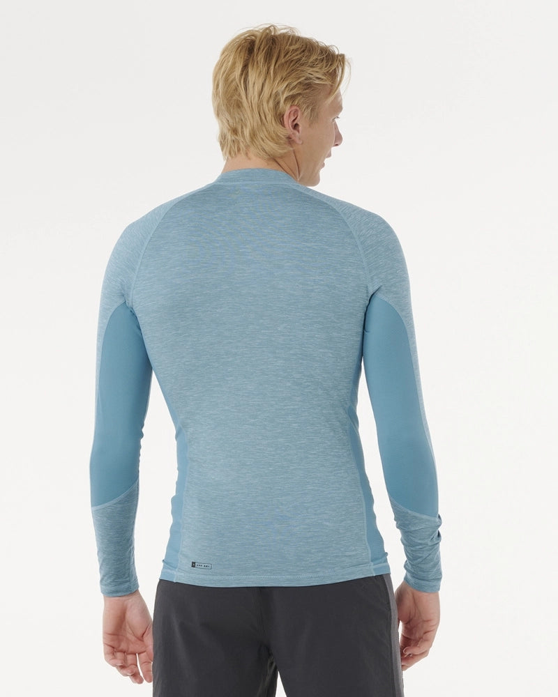 Camiseta De Lycra Rip Curl Dawn Patrol UPF Performance Storm Blue