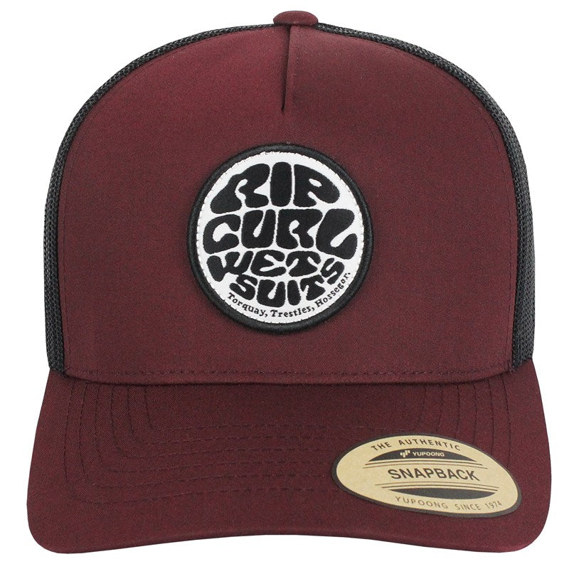 Boné Rip Curl Icon Trucker Maroon