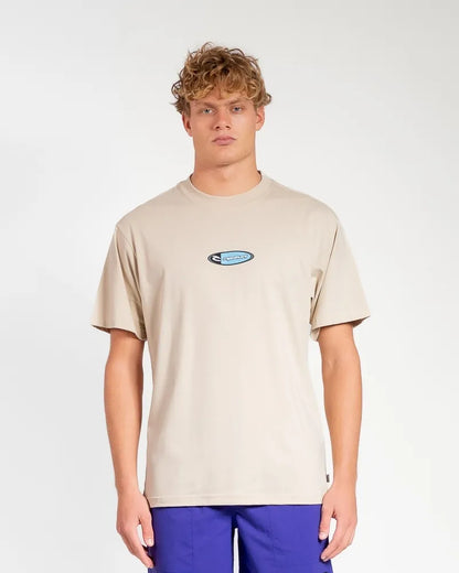 Camiseta Rip Curl archive supercomp hog Vintage White