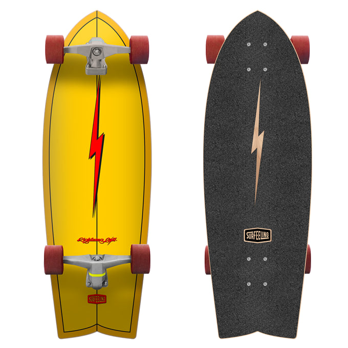 Simulador de Surf Surfeeling - Lightning Bolt - YELLOW