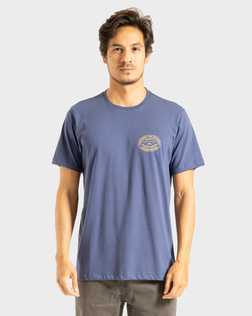 Camiseta Rusty Mc Postmark Azul