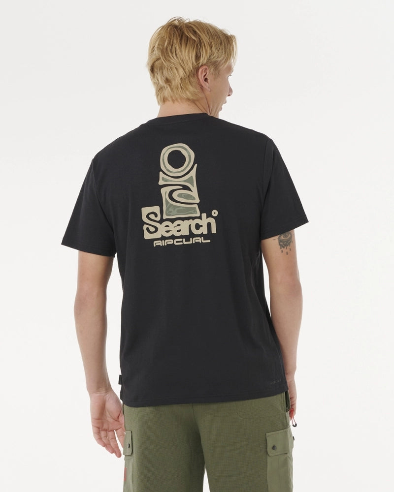 Camiseta Rip Curl The Search Lofi Black/Camo