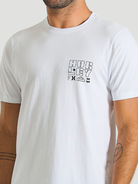 Camiseta Hurley Silk Stamp Branco