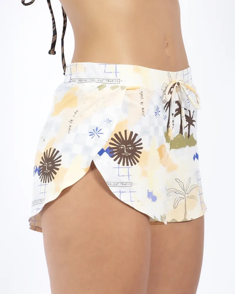 Bermuda Água Rip Curl Sun Club Mix Multicolor