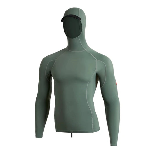 Lycra Florence com Capuz Utility Pocket Salvia Escuro