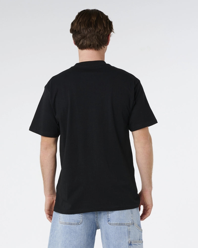 Camiseta Rip Curl Script Icon Preta
