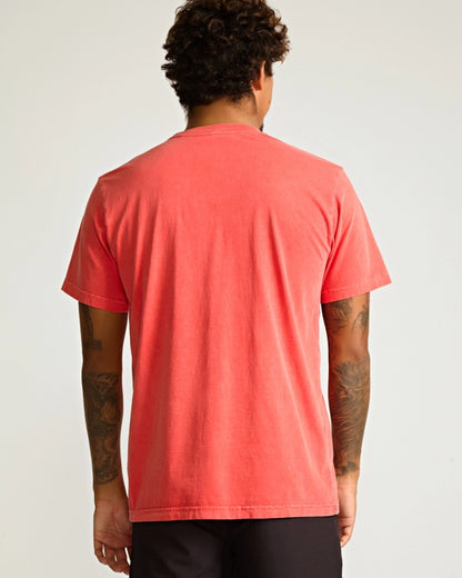Camiseta Rip Curl Classic Surf Washed Lava Red