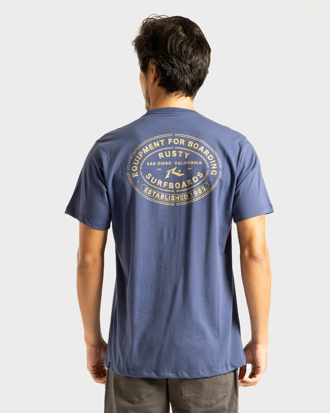 Camiseta Rusty Mc Postmark Azul