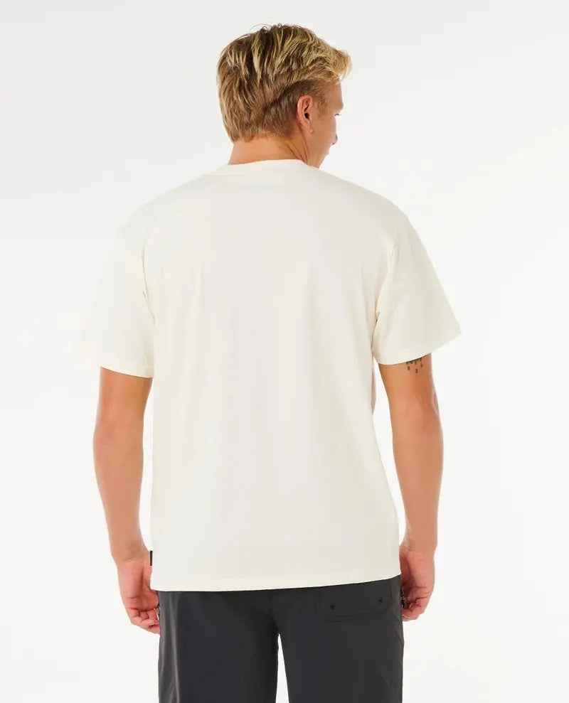 Camiseta Rip Curl Classic Surf Washed Branco