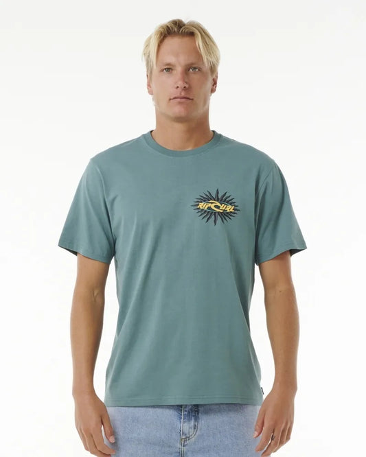 Camiseta Rip Curl Quest Oval burst Blue Stone - Importado