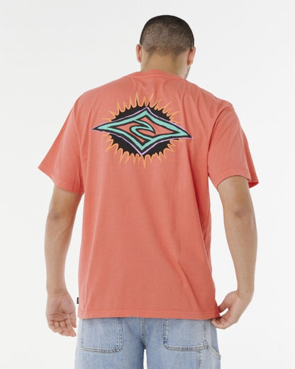 Camiseta Rip Curl Raw Burst Rose Sky