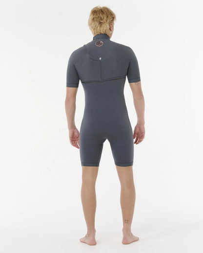 Short John Rip Curl Manga Curta E-Bomb 2/2mm Zip Free