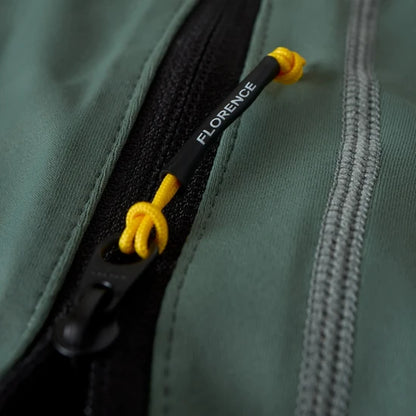 Lycra Florence com Capuz Utility Pocket Salvia Escuro
