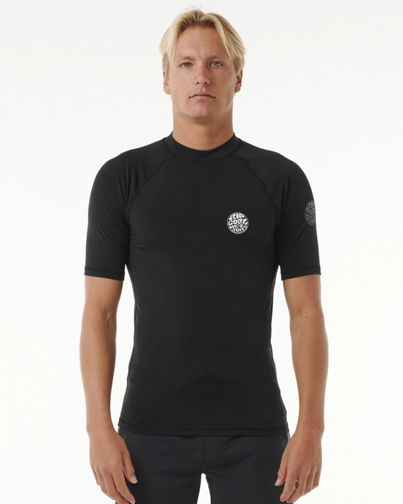 Camiseta De Lycra Rip Curl Icons UPF Brushed Black