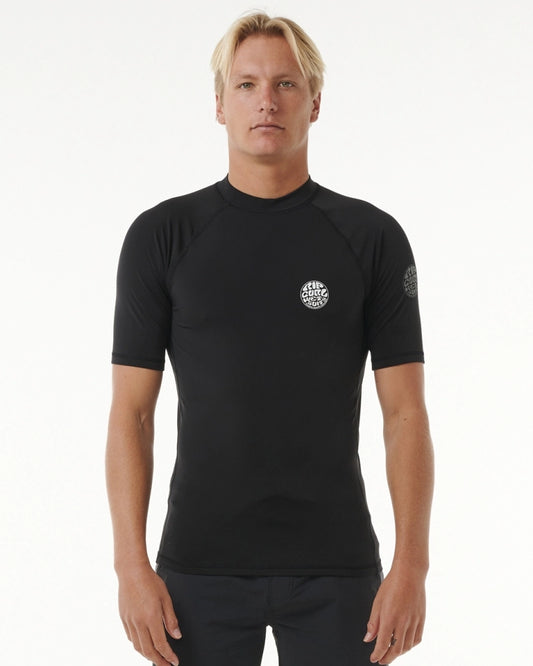 Camiseta De Lycra Rip Curl Icons UPF Brushed Black