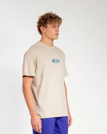 Camiseta Rip Curl archive supercomp hog Vintage White