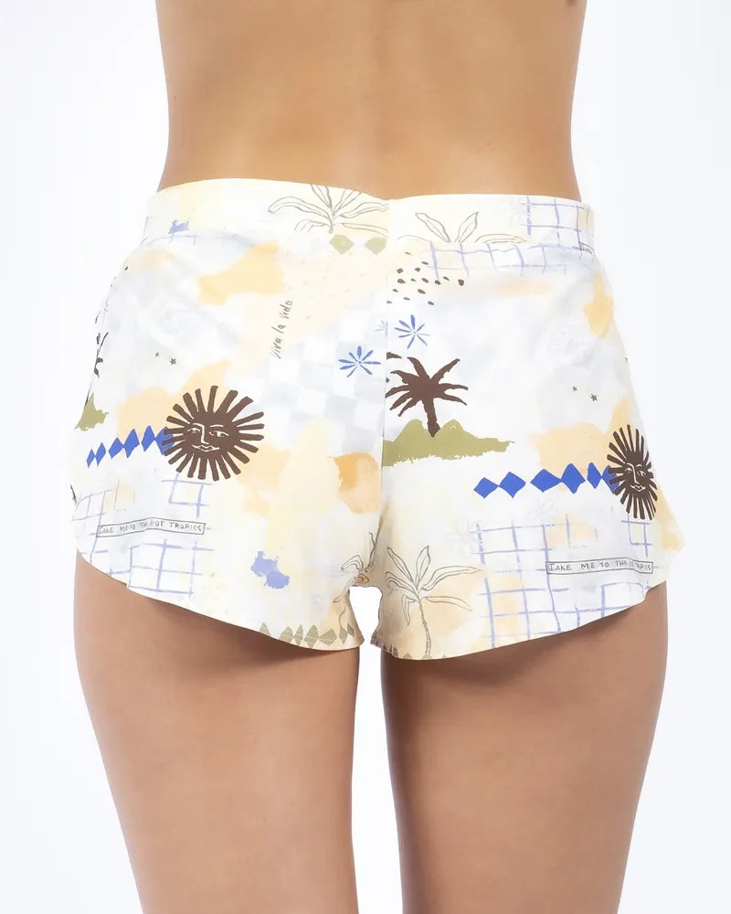 Bermuda Água Rip Curl Sun Club Mix Multicolor