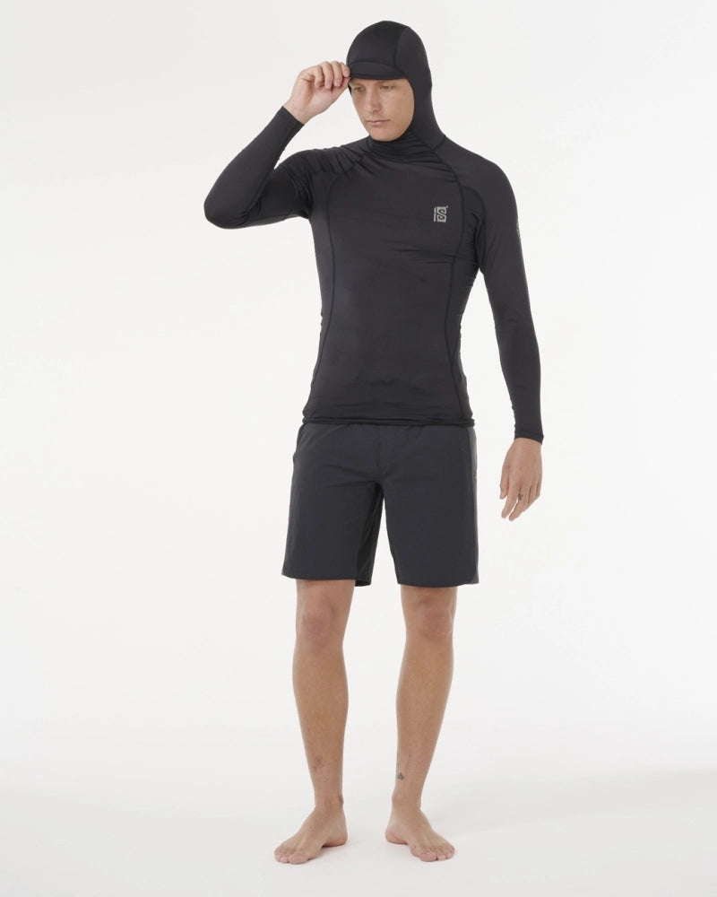 Camiseta De Lycra Rip Curl Search UPF Com Capuz