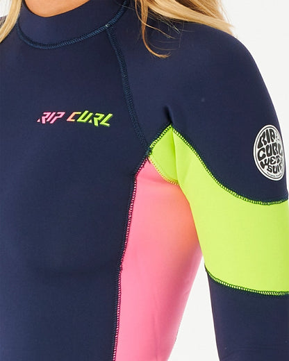 Short John Feminino Rip Curl G Bomb BZ LS – Azul Marinho