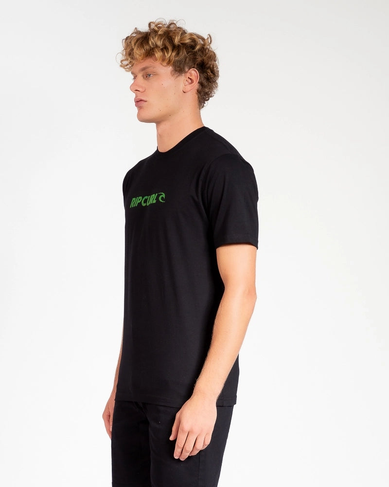 Camiseta Rip Curl New Icon Big Black