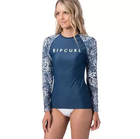 CAMISETA DE LYCRA RIP CURL COASTAL TIDES